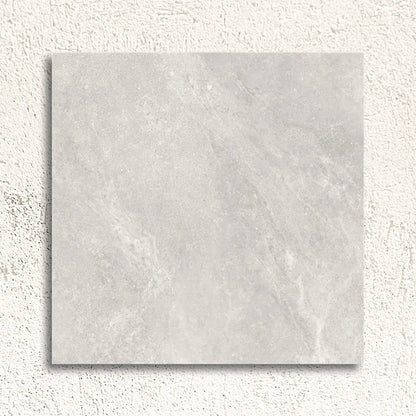 Forum Pearl Matt 100 x 100cm porcelain pearl grey concrete effect tile face