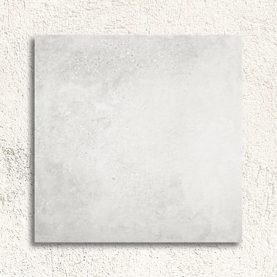 Forum Blanco Matt 100 x 100cm porcelain white concrete effect tile face