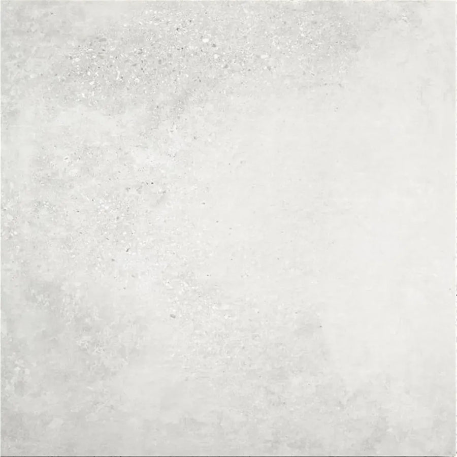 Forum Blanco Matt 100 x 100cm porcelain white concrete effect tile face