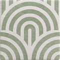 Tahoe Green Decor Three 20x20cm patterned porcelain feature tile face