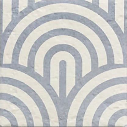 Tahoe Blue Decor Three 20x20cm patterned porcelain feature tile face