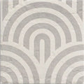 Tahoe Grey Decor Three 20x20cm patterned porcelain feature tile face