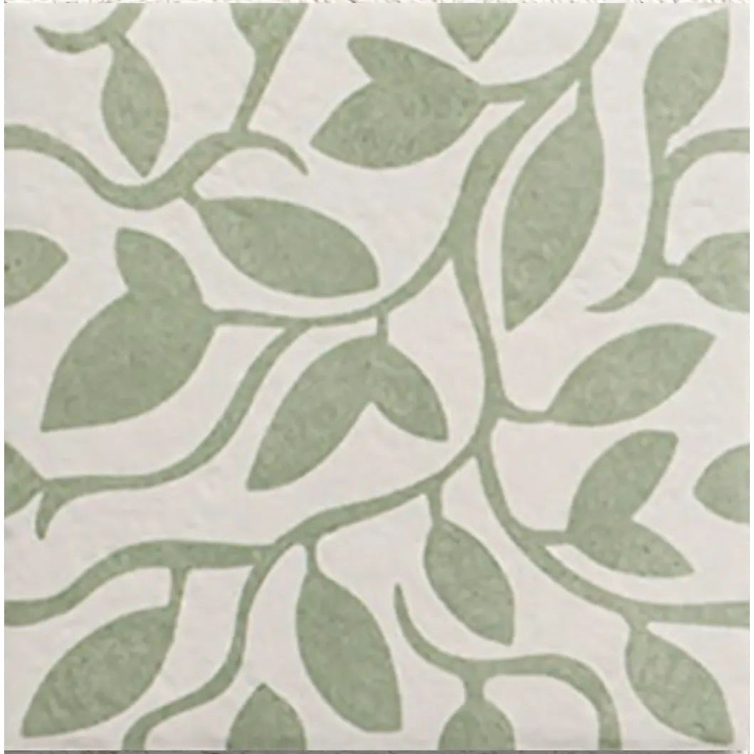Tahoe Green Decor Five 20 x 20cm Porcelain Tile – detail view 6