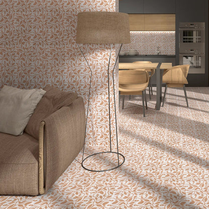 Tahoe Canem Decor Five 20x20cm patterned porcelain feature tile interior setting