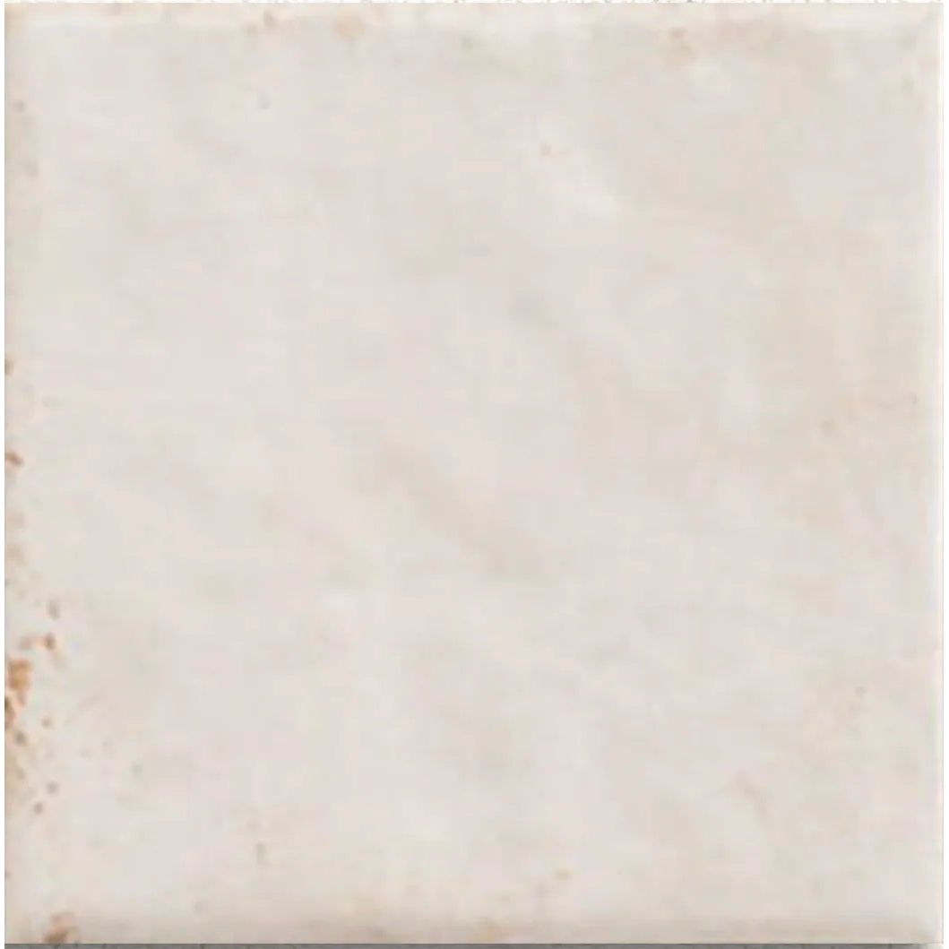 Bahia White 15 x 15cm glazed porcelain gloss tile face