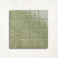 Bahia Jade 15 x 15cm glazed porcelain gloss tile swatch