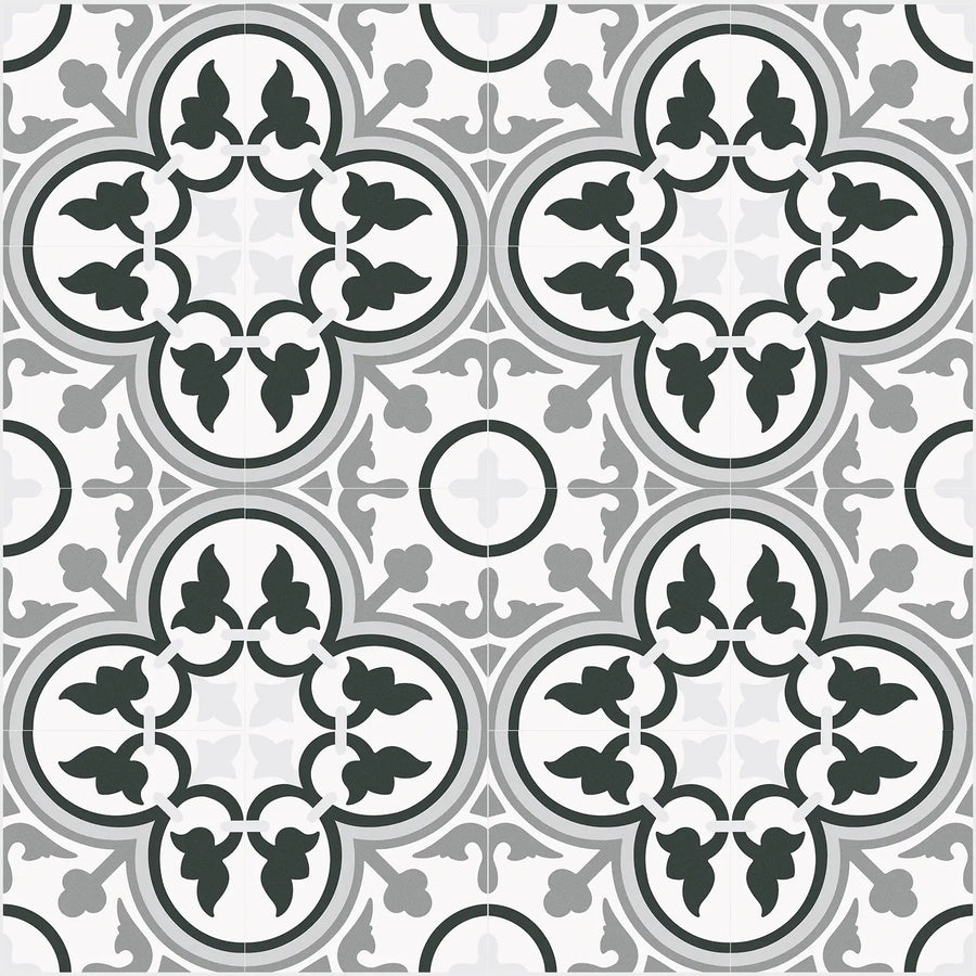 Barcelona Classic Pattern 25 x 25cm patterned porcelain tile design