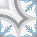Barcelona Mar Pattern 25 x 25cm blue and white patterned porcelain tile face