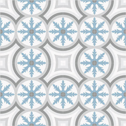 Barcelona Mar Pattern 25 x 25cm patterned porcelain tile design