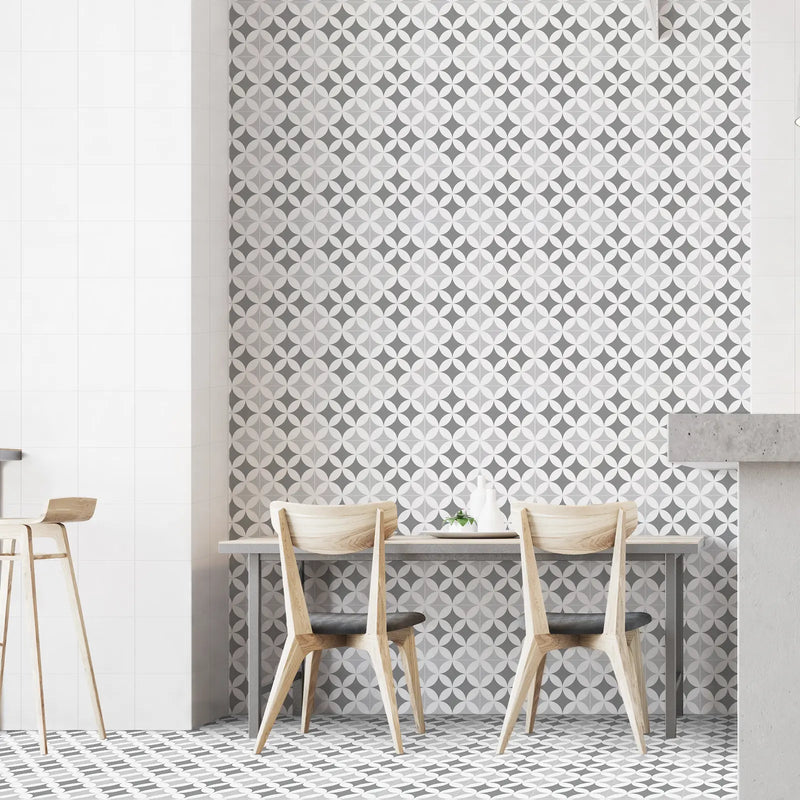 Barcelona Porcelain tiles by Waxman Ceramics