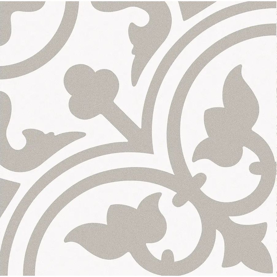 Barcelona Sand Pattern 25 x 25cm beige and white patterned porcelain tile face