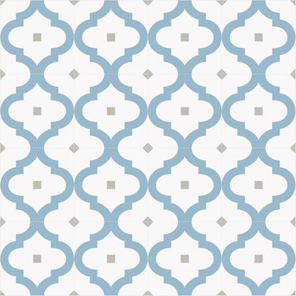 Barcelona Greco Pattern 25 x 25cm patterned porcelain tile design
