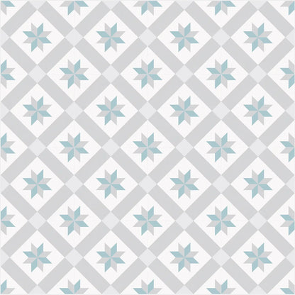Barcelona Star Pattern 25 x 25cm patterned porcelain tile design