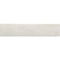 Sutton Snow white stone-effect porcelain tile, 6 x 30cm, tile face