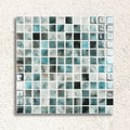 Nature Air Force 31.7 x 31.7cm blue glass mosaic tile face