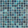 Nature Royal Matt 31.7 x 31.7cm blue glass mosaic tile face