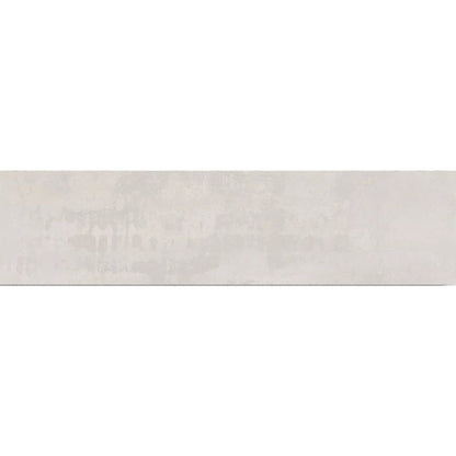 Ionic White 30 x 120cm porcelain metal effect tile face
