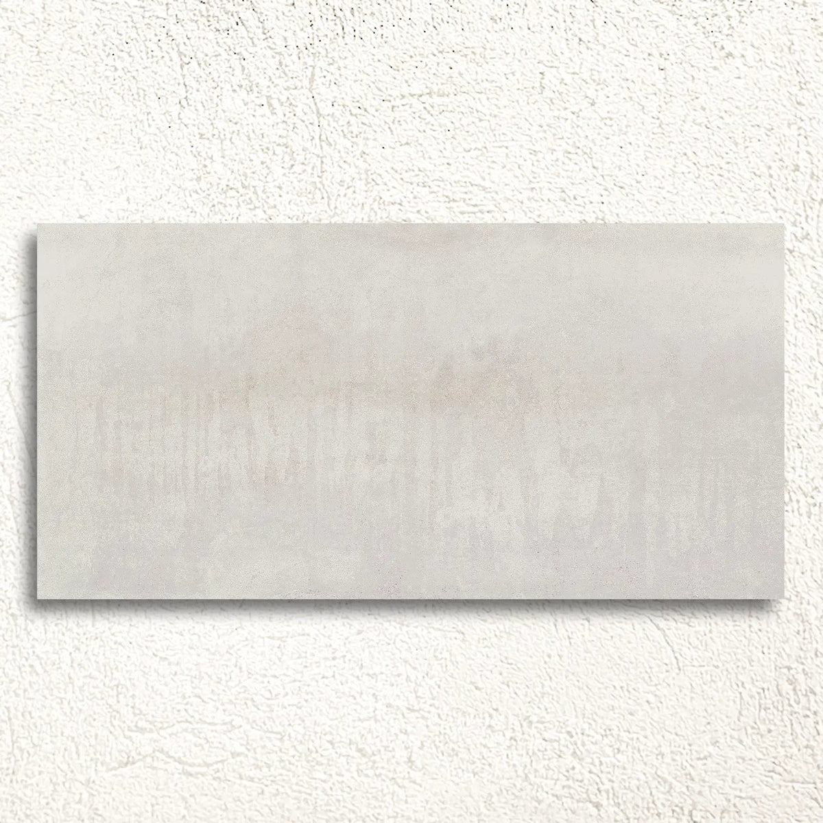 Ionic White 60 x 120cm porcelain metal effect tile face