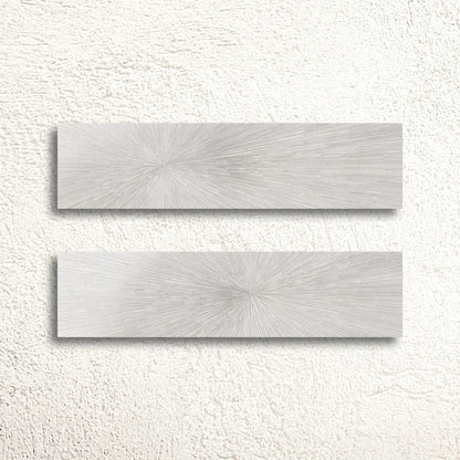 Ionic White Impact Décor 30 x 120cm decorative porcelain tile face