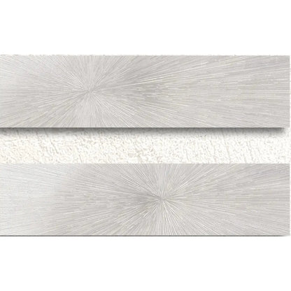 Ionic White Impact Décor 30 x 120cm decorative porcelain tile face
