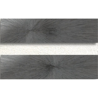 Ionic Steel Impact Décor 30 x 120cm decorative porcelain tile face