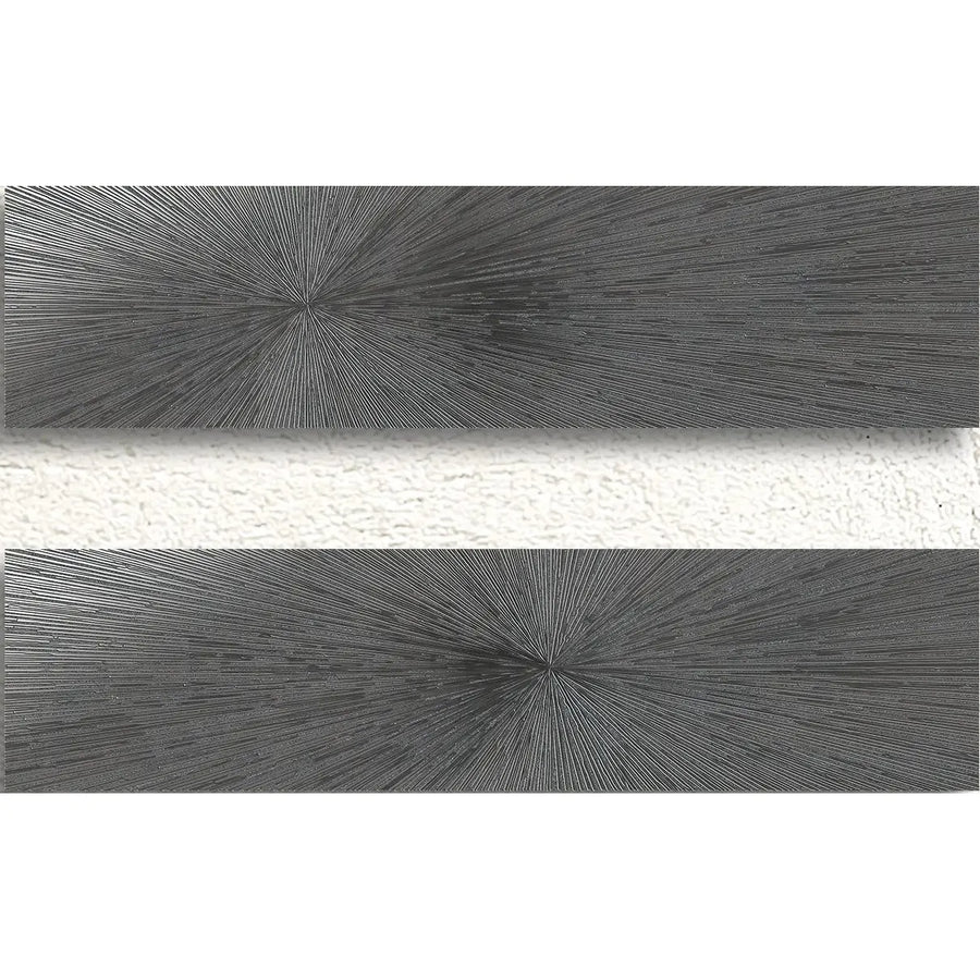 Ionic Steel Impact Décor 30 x 120cm decorative porcelain tile face