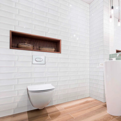 Aria White Gloss 10 x 30cm