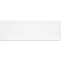 Aria White Matt 10 x 30cm glazed ceramic metro tile face