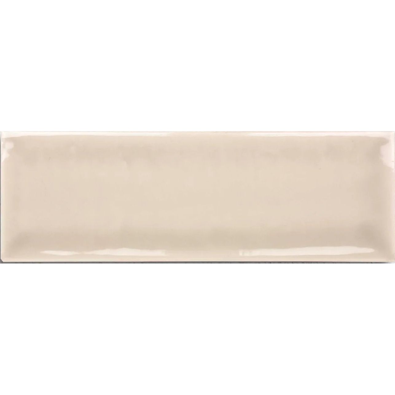 Aria Brown Gloss 10 x 30cm glazed ceramic metro tile face
