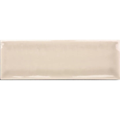 Aria Brown Gloss 10 x 30cm glazed ceramic metro tile face