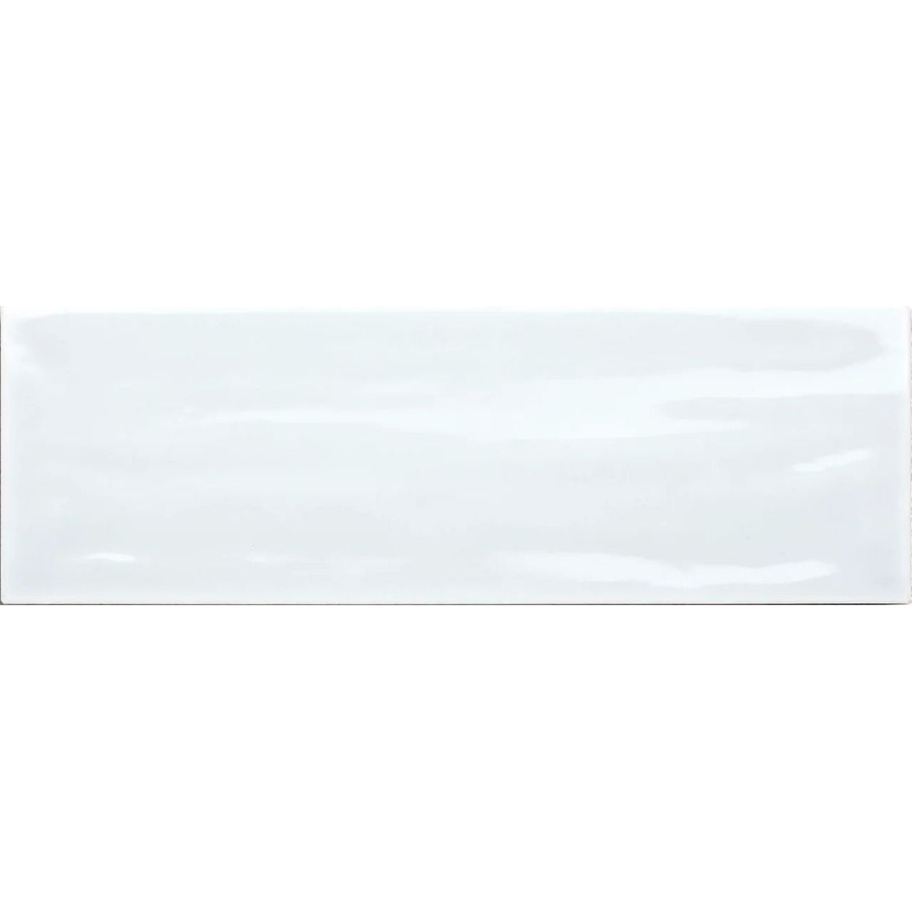 Aria Ice Gloss 10 x 30cm glazed ceramic metro tile face