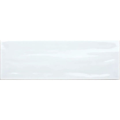 Aria Ice Gloss 10 x 30cm glazed ceramic metro tile face