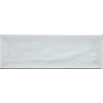 Aria Green Matt 10 x 30cm unglazed ceramic metro tile face