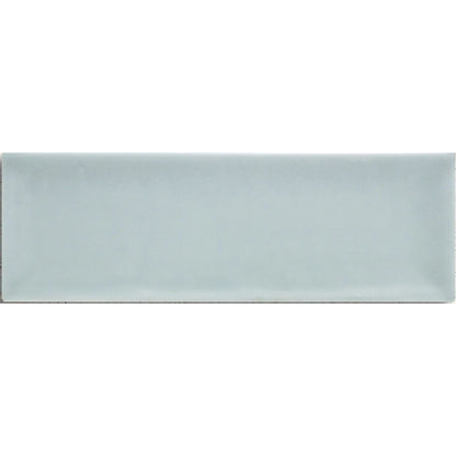 Aria Duck Egg Matt 10 x 30cm glazed ceramic metro tile face