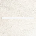 Aria White Gloss Quarter Round 1.5 x 30cm gloss ceramic trim face
