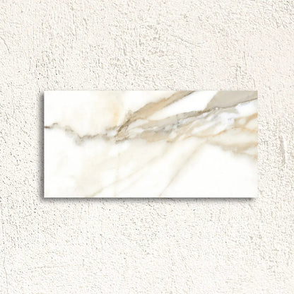 Reflect Calacatta Gold Polished 60 x 120cm Porcelain Tile - thumbnail 2
