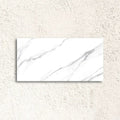 Reflect Carrara Polished 60 x 120cm porcelain marble effect tile face