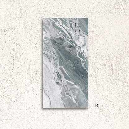 Reflect Aqua Décor B Polished 60 x 120cm Porcelain Tile - thumbnail 2