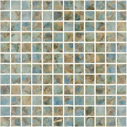 Aquastyle Rodas glass mosaic shown as a large surface