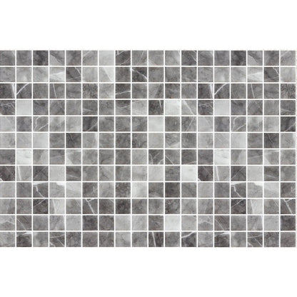 Fiji Storm Matte 31.1 x 41.7cm glass mosaic stone effect tile face