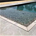 Fiji Storm Matte 31.1 x 41.7cm glass mosaic stone effect room setting