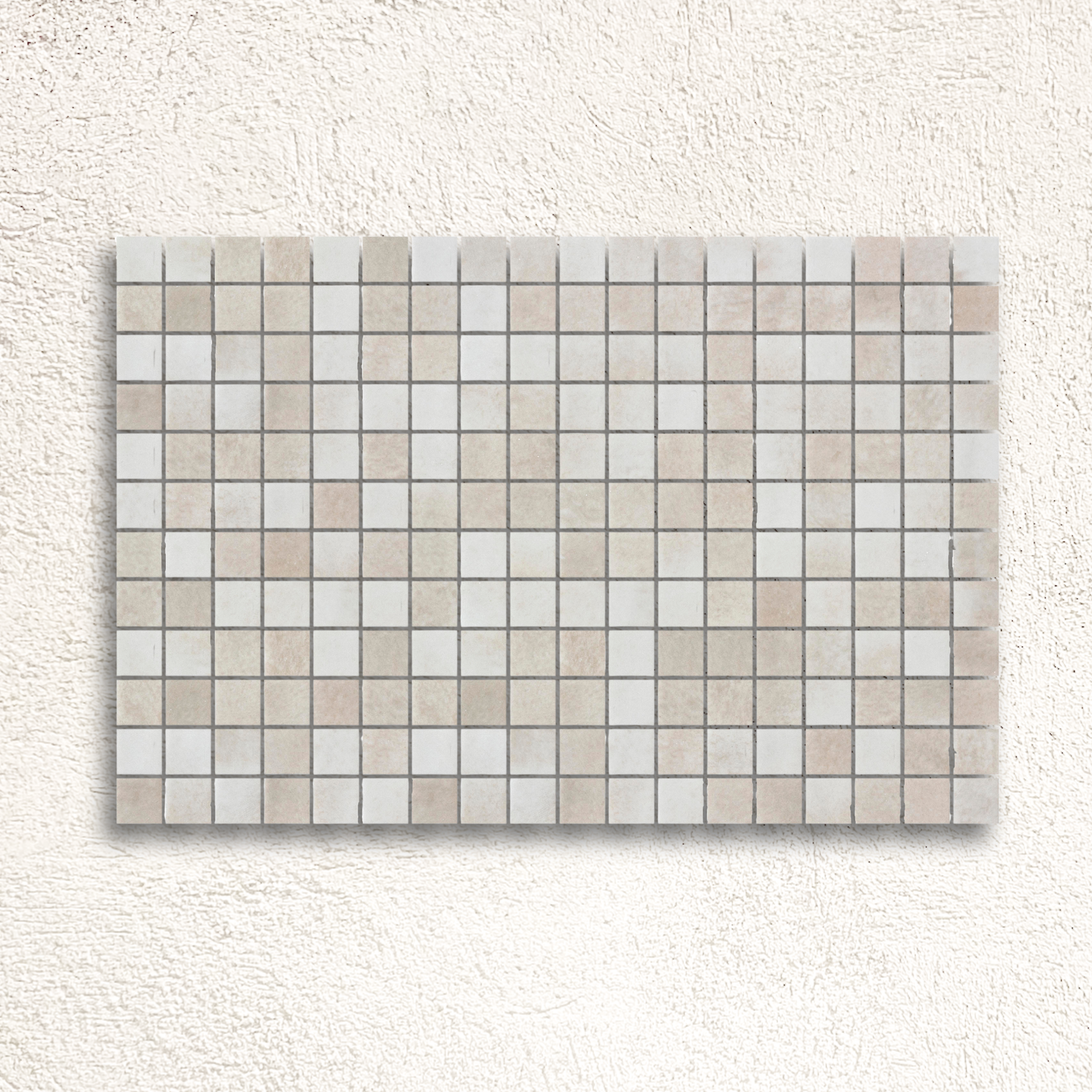 Fiji Sumatra Matte Mosaic Tile 31.1 x 41.7cm in a bathroom setting