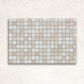 Fiji Sumatra Matte 31.1 x 41.7cm glass mosaic stone effect tile face