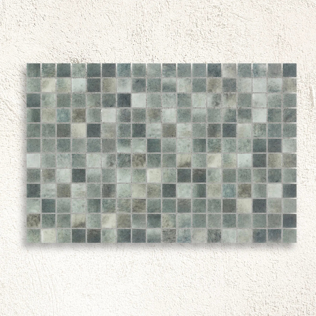Fiji Sukabumi Matte Mosaic Tile 31.1 x 41.7cm in a bathroom setting