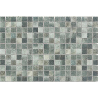 Fiji Sukabumi Matte 31.1 x 41.7cm glass mosaic stone effect tile face