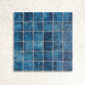 Maldives Penta Arrecife Blue 31.1 x 31.1cm glass mosaic tile face