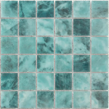 Maldives Penta Savu 31.1 x 31.1cm glass mosaic tile face
