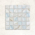 Maldives Penta Zaira Iridis 31.1 x 31.1cm iridescent glass mosaic tile face