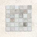Seychelles Penta Shabby Terra Matte 31.1 x 31.1cm grey glass mosaic tile face