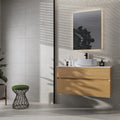 Borneo Pearl Esir 30 x 75cm ceramic fluted stone effect tile room setting